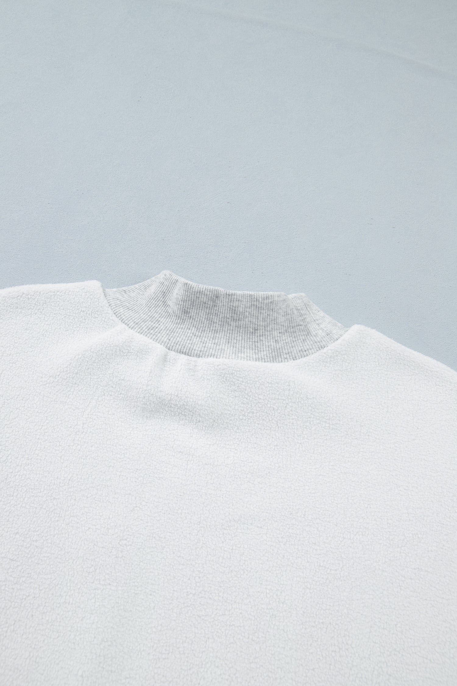 Light Grey TN TENNESSEE Double Printed Reversible Mock Neck Sweatshirt