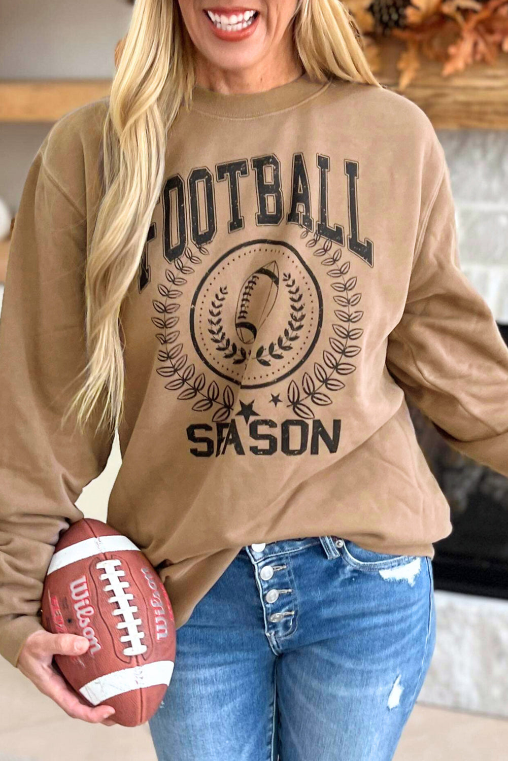 FOOTBALL SEASON Graphic Game Day Sweatshirt