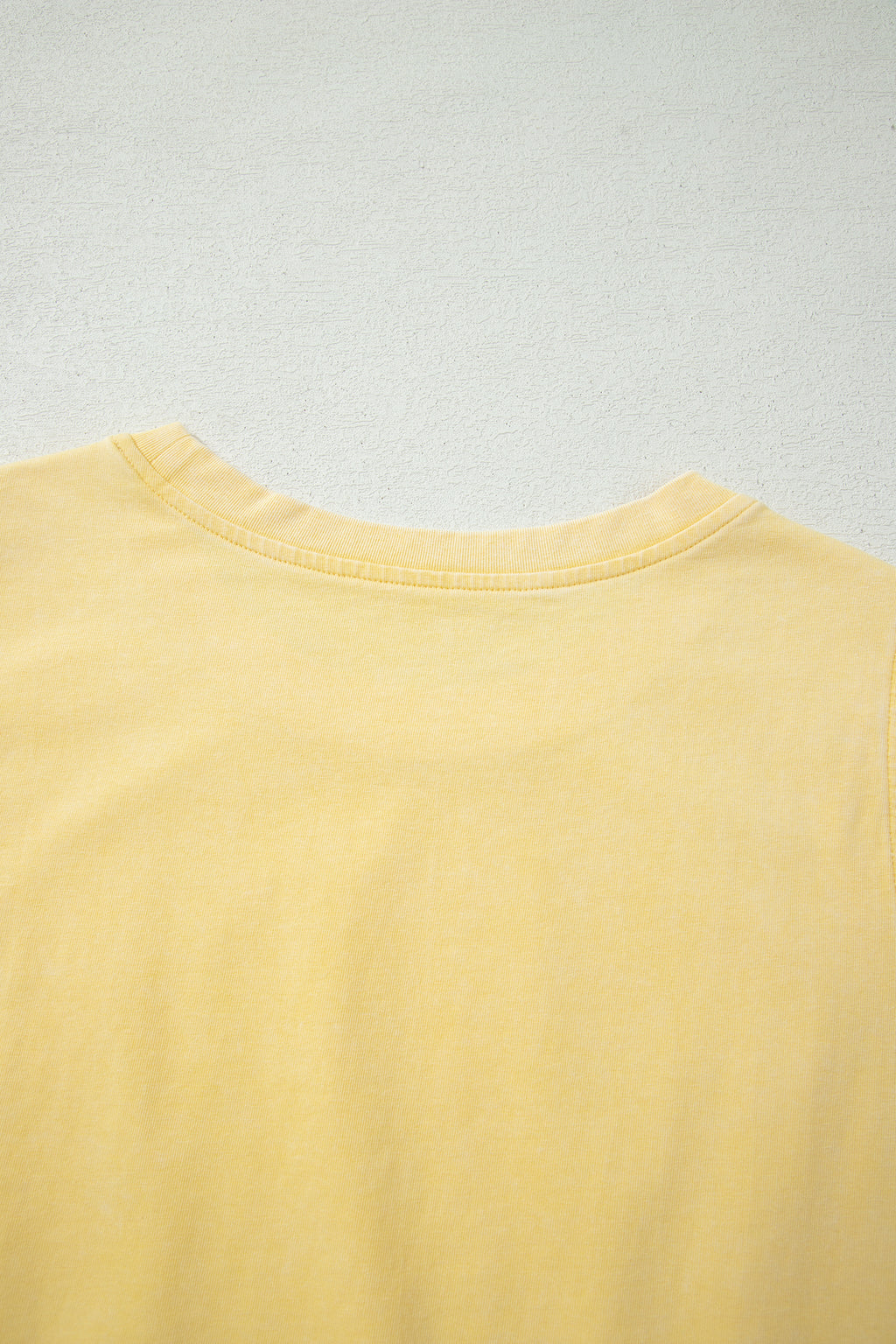 Yellow Cream 2 Pieces Mineral Wash Cotton Tank Top Lined Split Skort Set