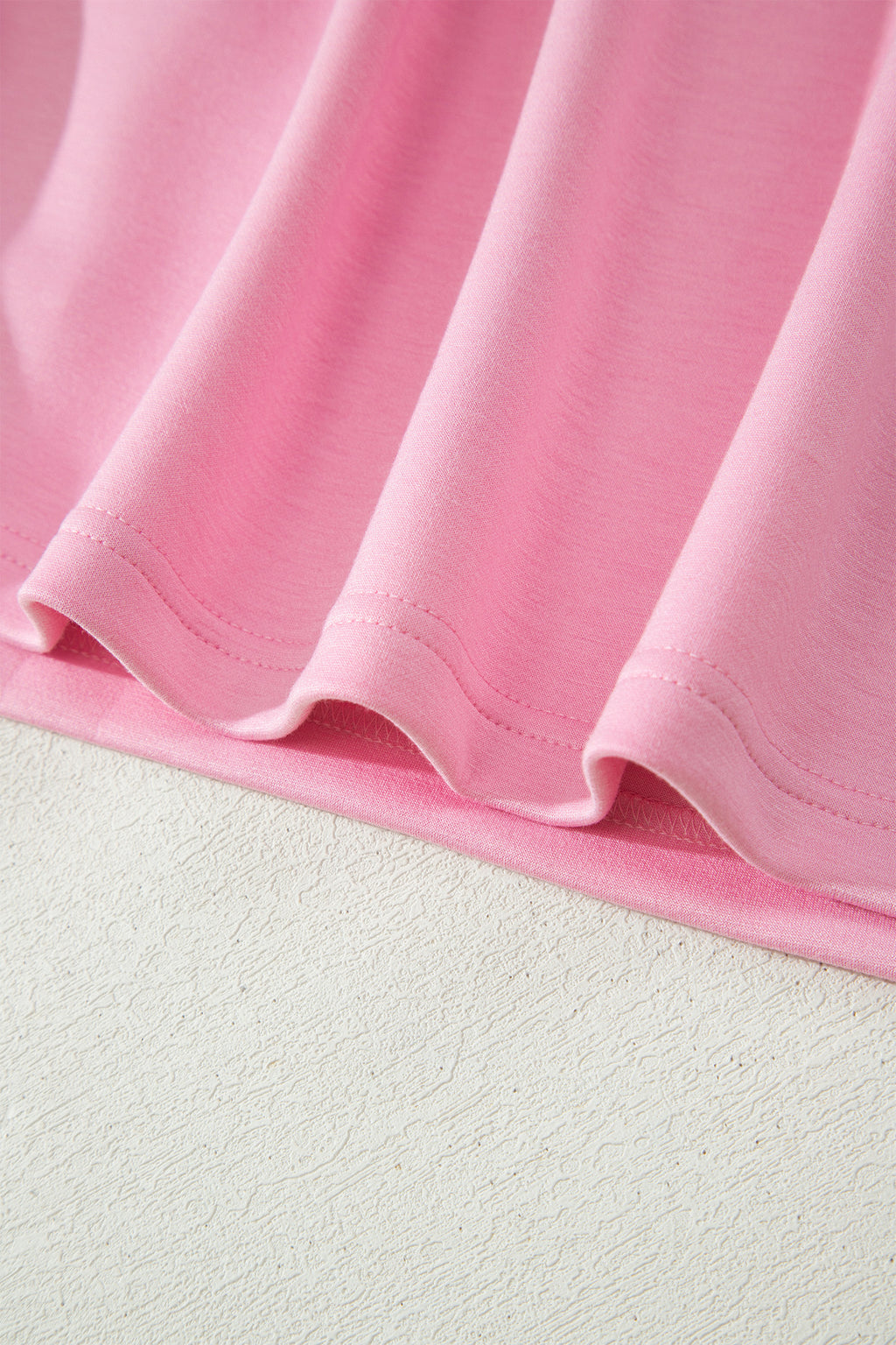 Pink V Neck Sleeveless Double Zip Shift Midi Dress