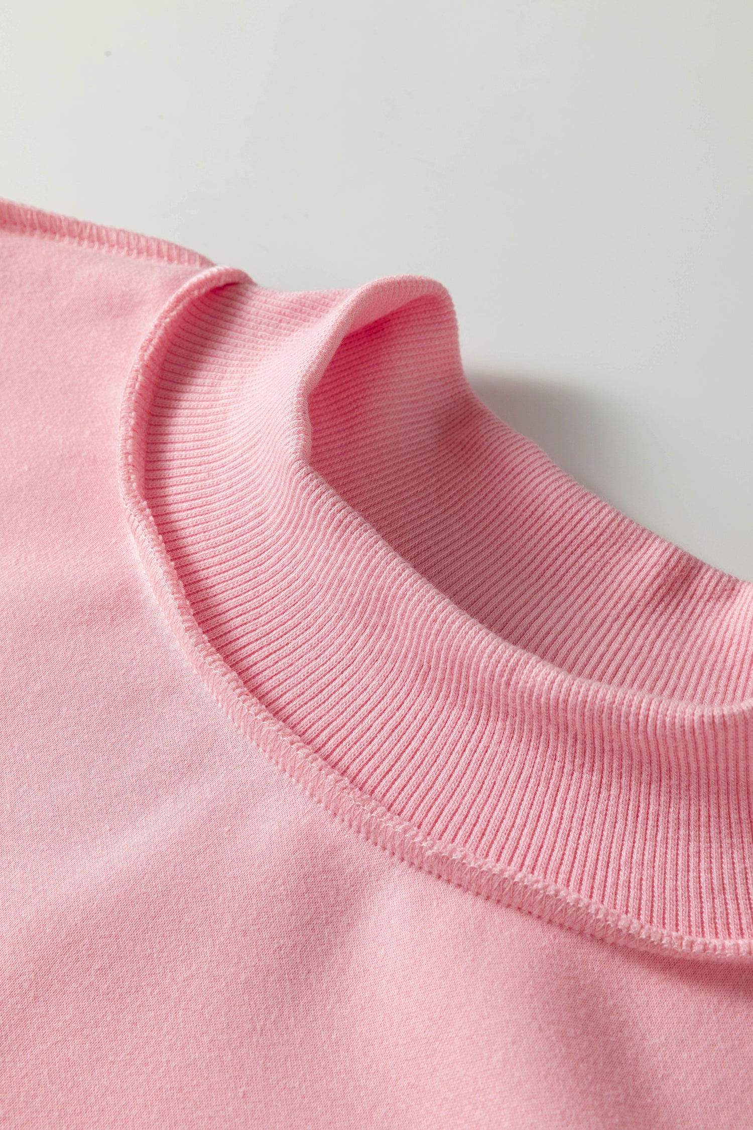 Red Dahlia Oversize Drop Shoulder Reversible Mock Neck Sweatshirt