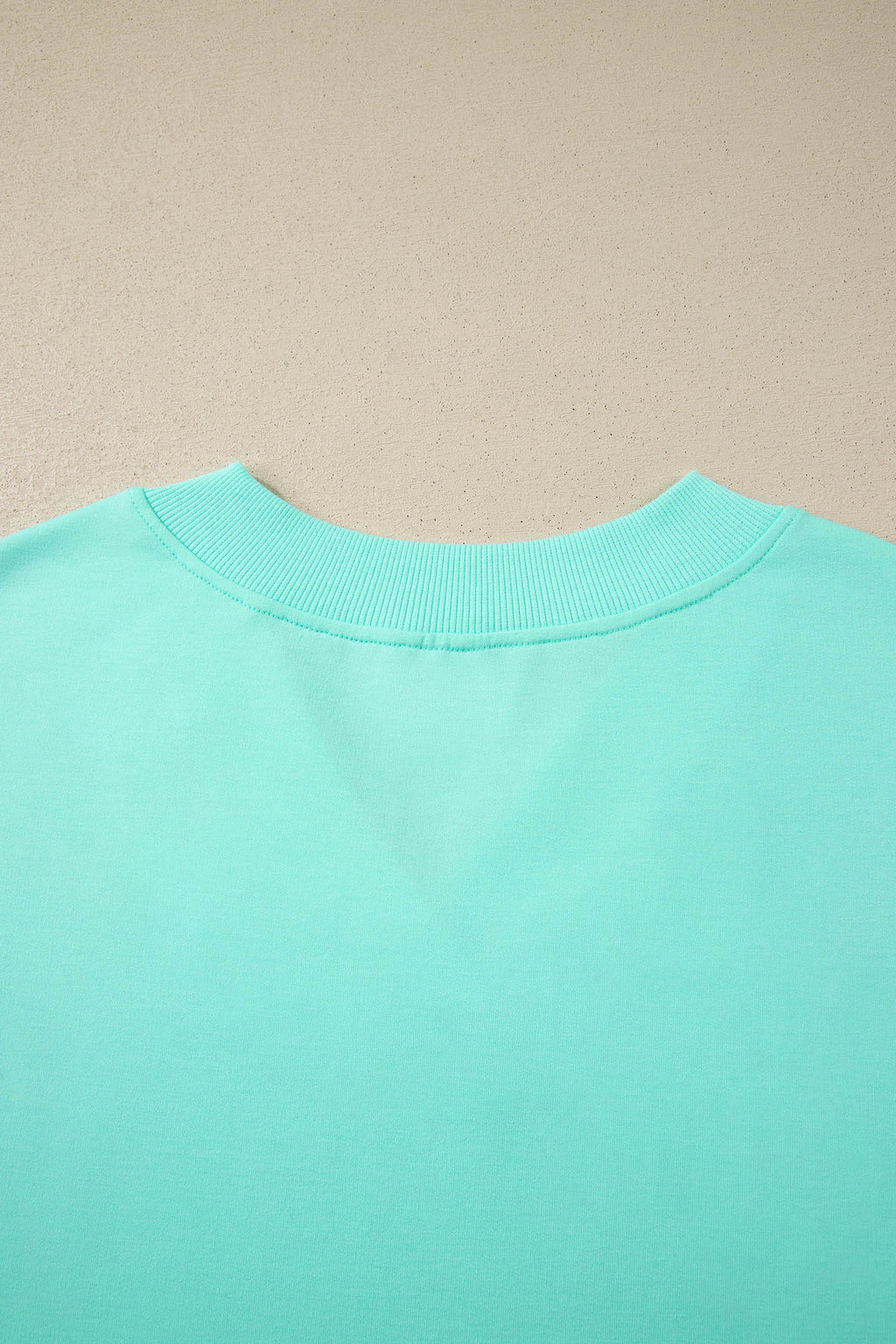 Mint Green V Neck Short Sleeve Top Drawstring Shorts 2pcs Set