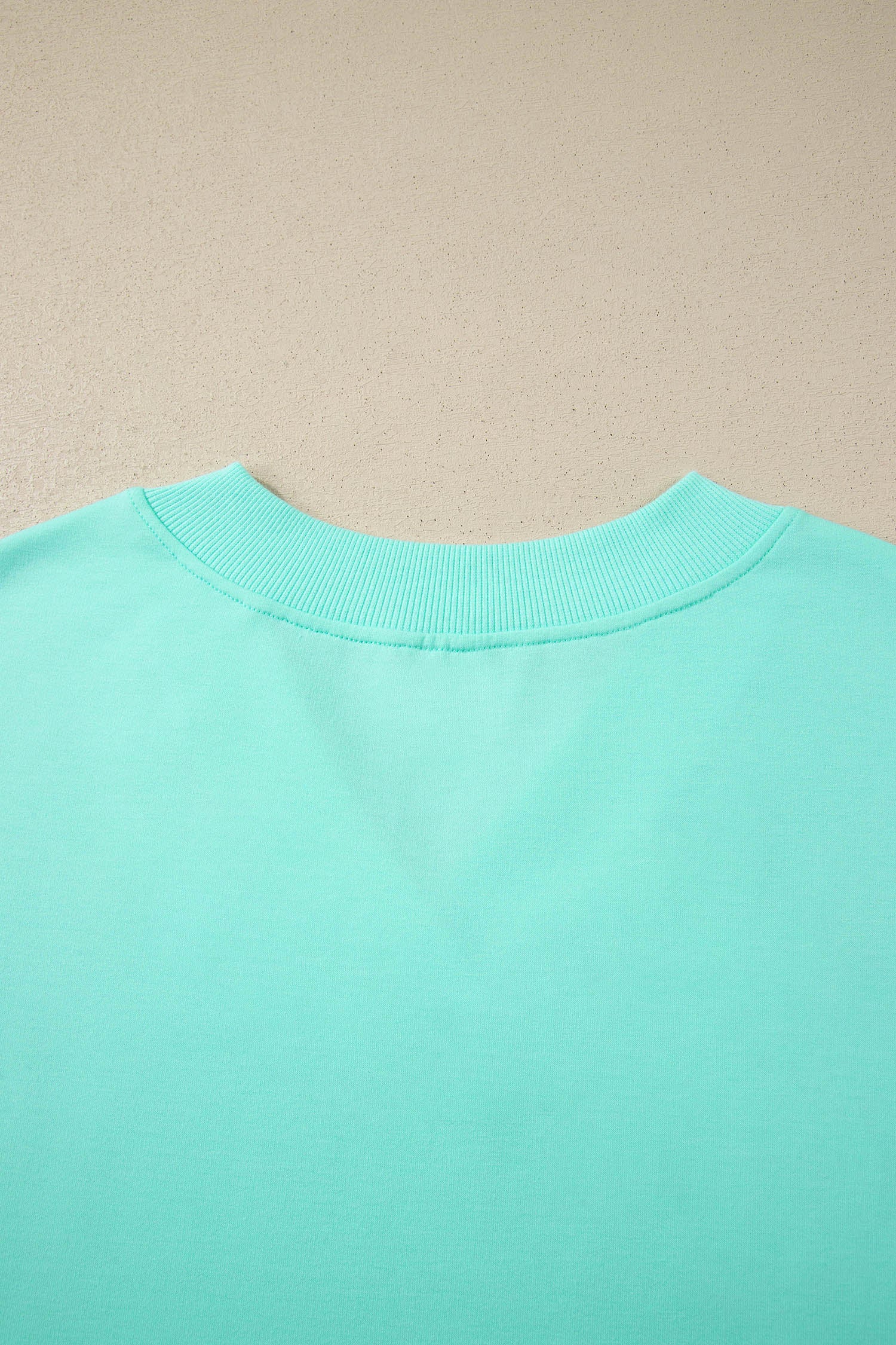 Mint Green V Neck Short Sleeve Top Drawstring Shorts 2pcs Set