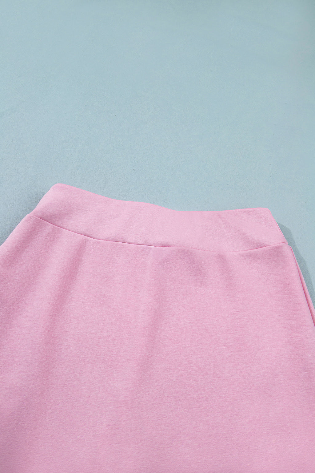 Light Grey Solid Color Sleeveless Zipper Tank and Skort Set