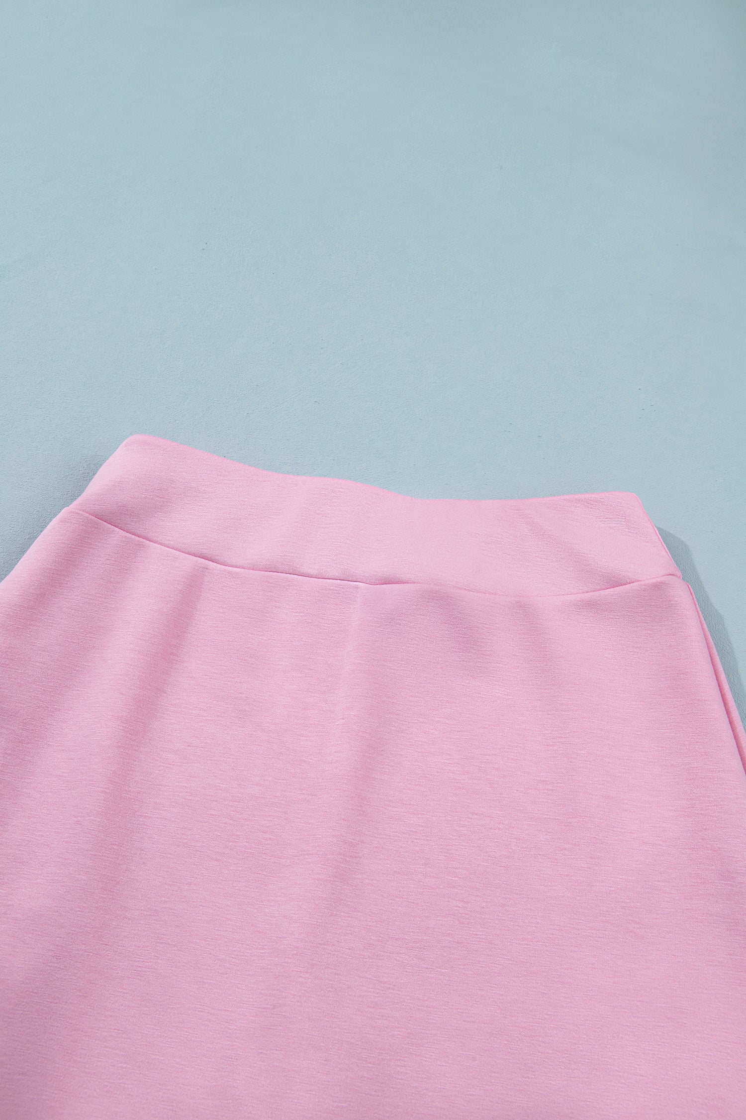 Light Grey Solid Color Sleeveless Zipper Tank and Skort Set