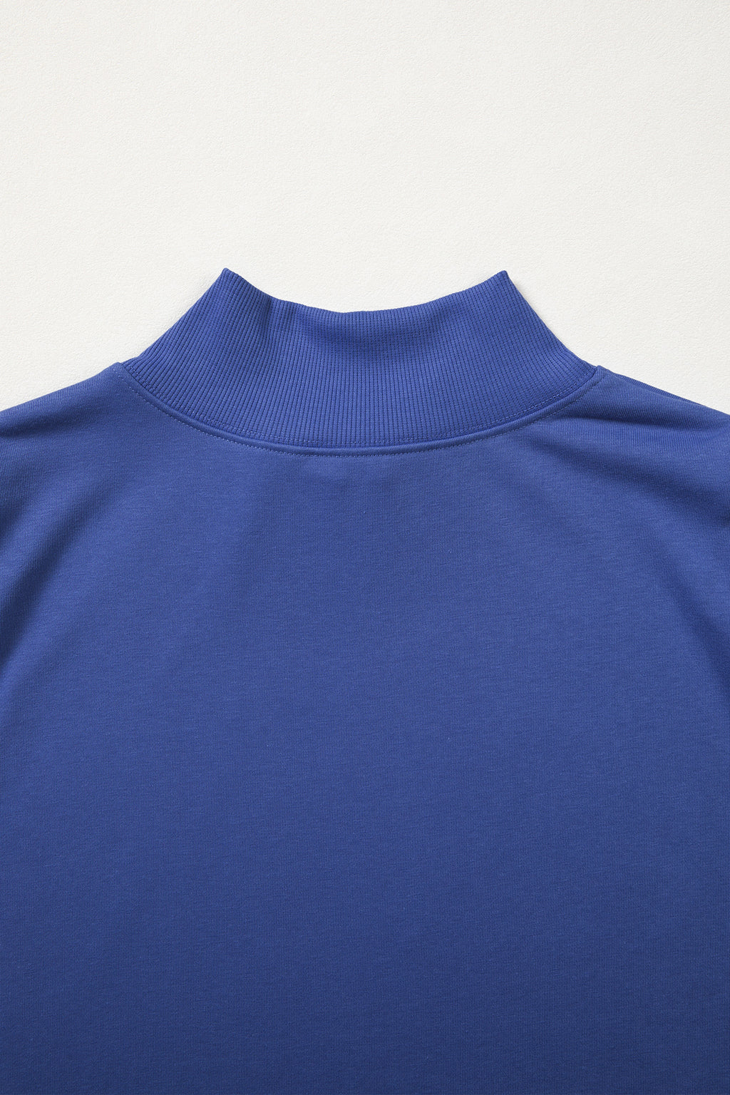 Orange Solid Color High Neck Cap Sleeve Loose Top