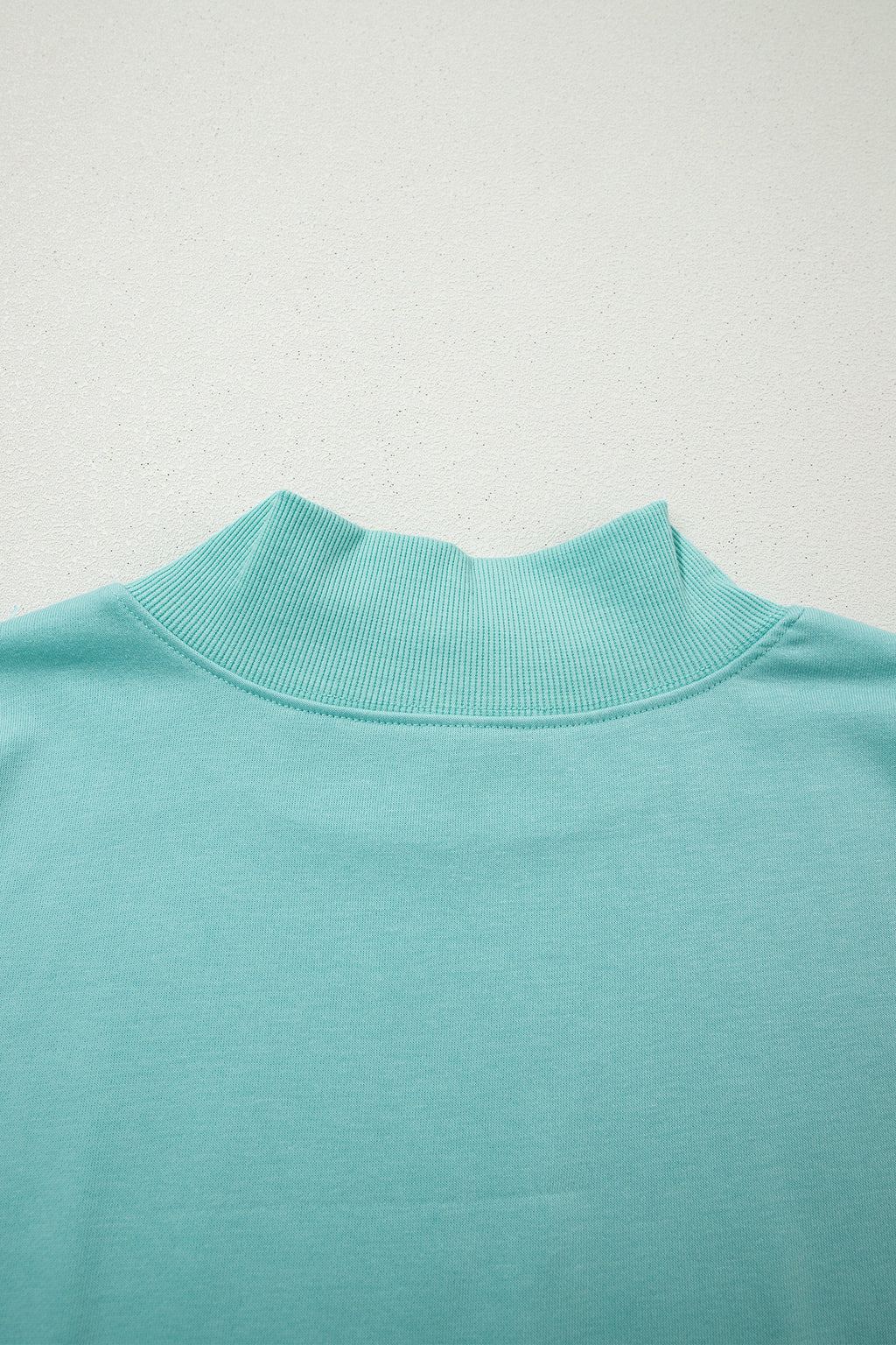 Orange Solid Color High Neck Cap Sleeve Loose Top