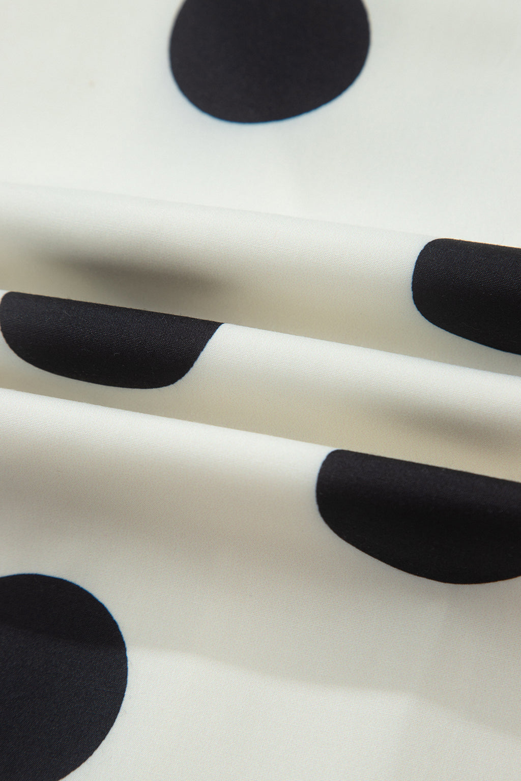 White Polka Dot Spaghetti Straps Maxi Dress