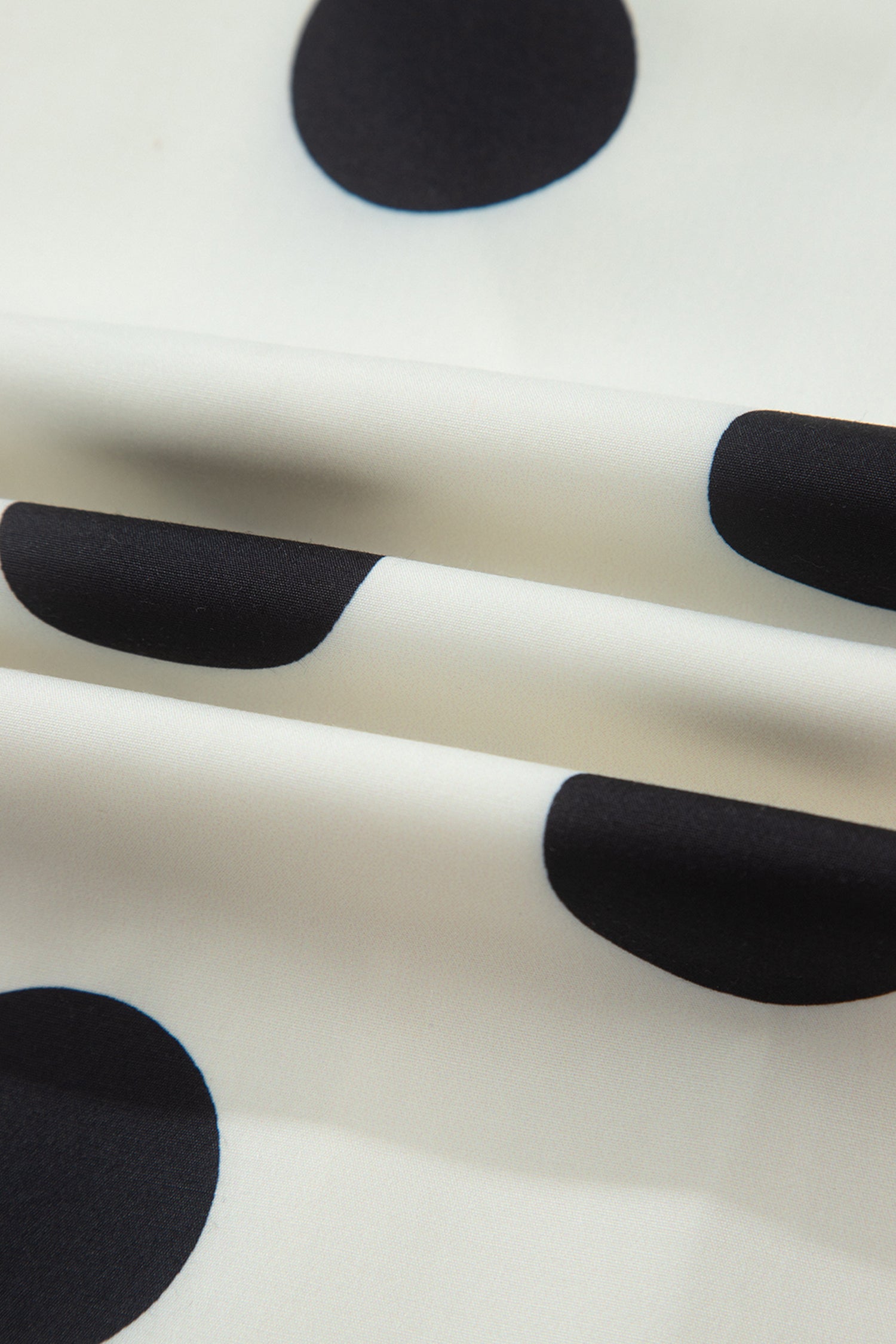 White Polka Dot Spaghetti Straps Maxi Dress