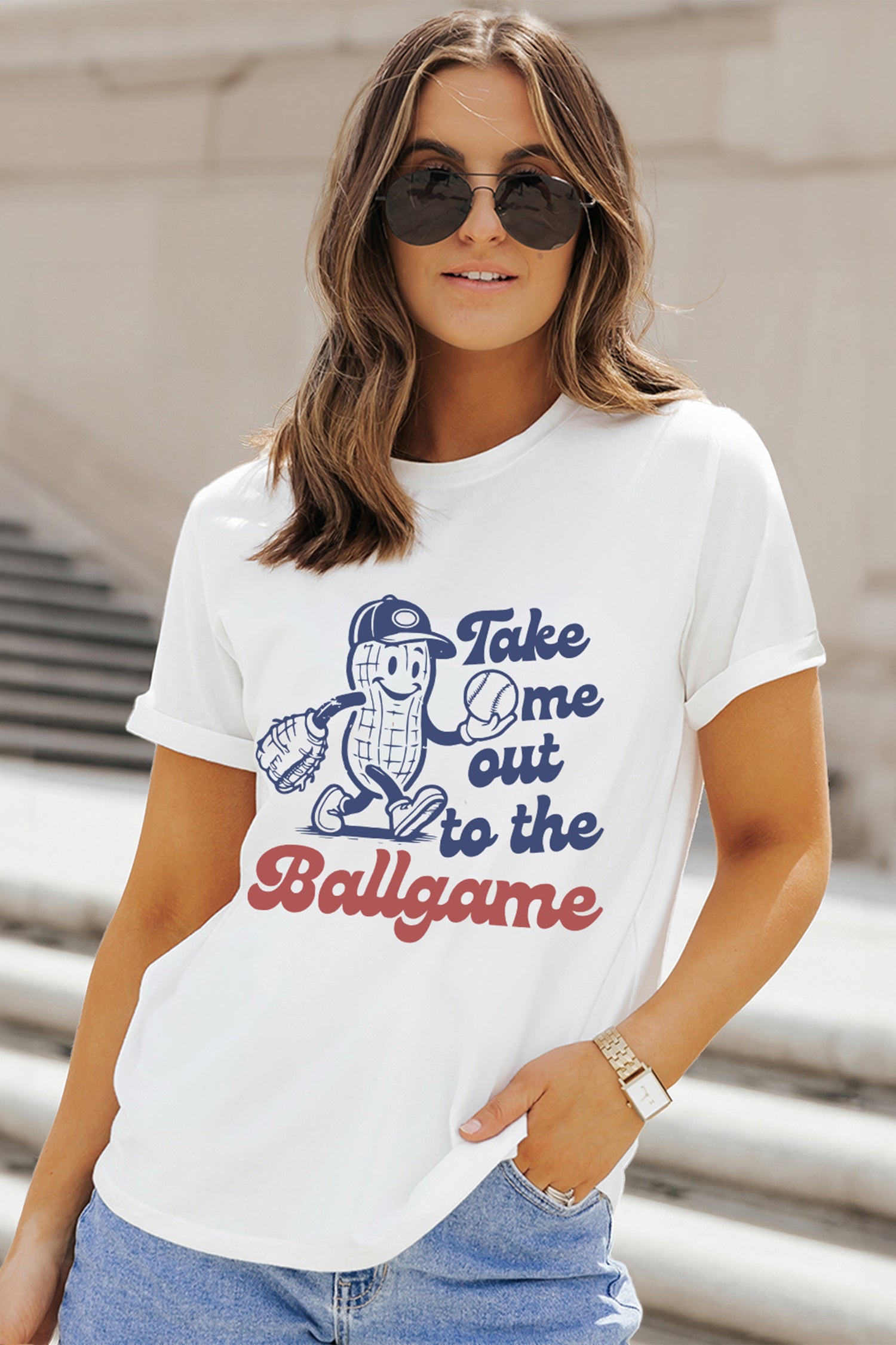 Take me out to the Ballgame Casual Tee