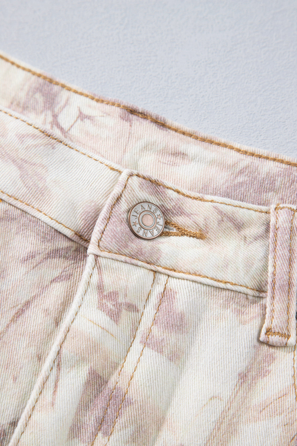 Khaki Woodland Camo Tummy Control Denim Wide Leg Jeans