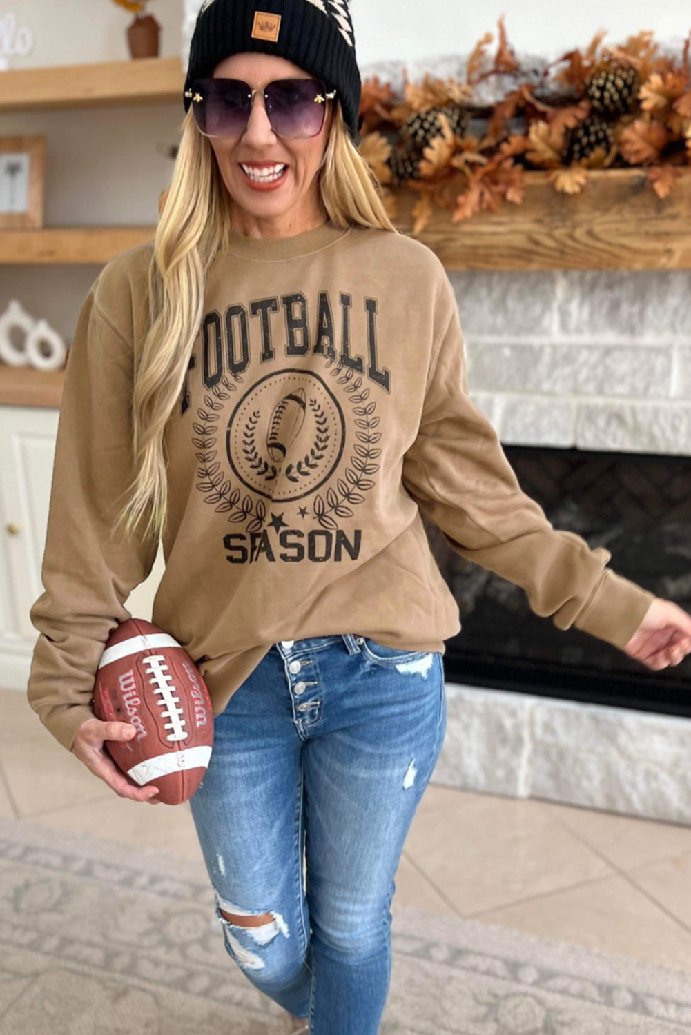 FOOTBALL SEASON Graphic Game Day Sweatshirt