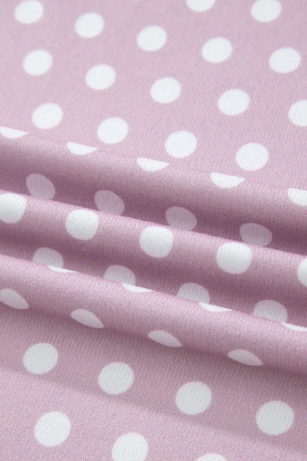 Pink Polka Dot Print Short Set