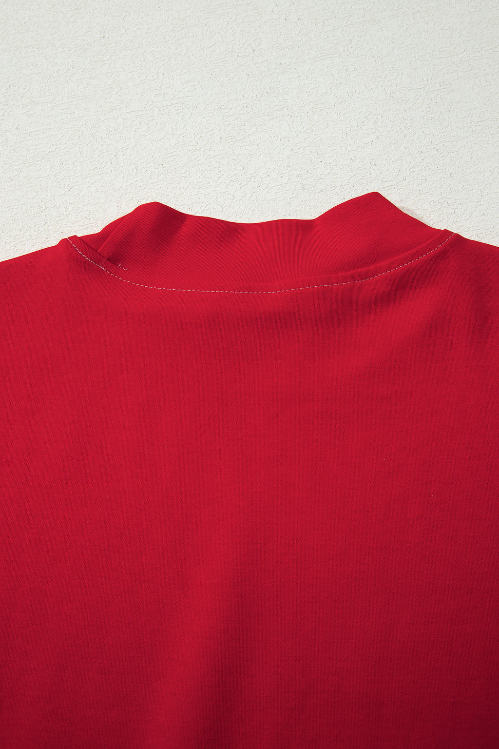 Racing Red Reversible Contrast-Stitched T-Shirt
