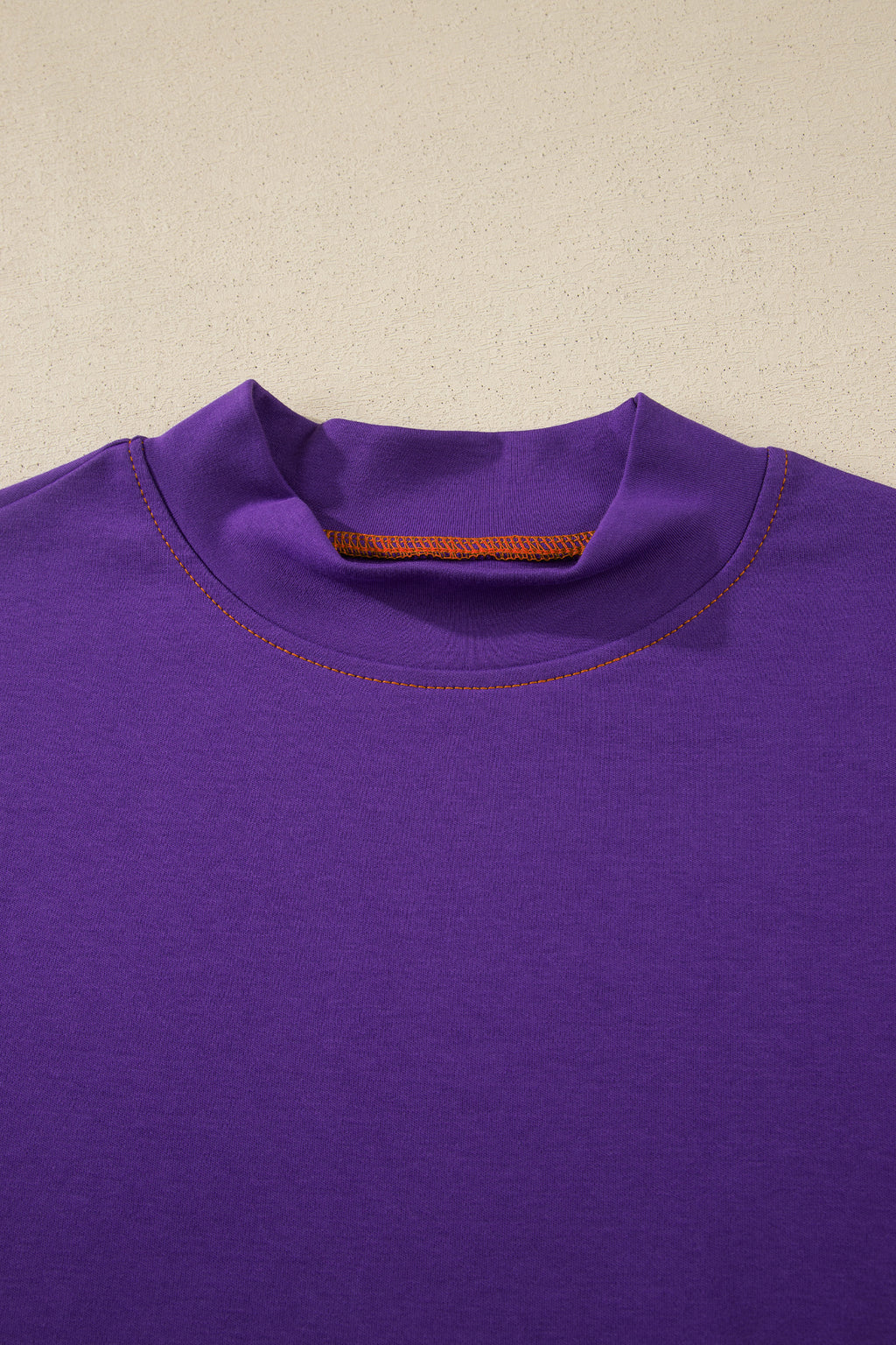 Racing Red Reversible Contrast-Stitched T-Shirt