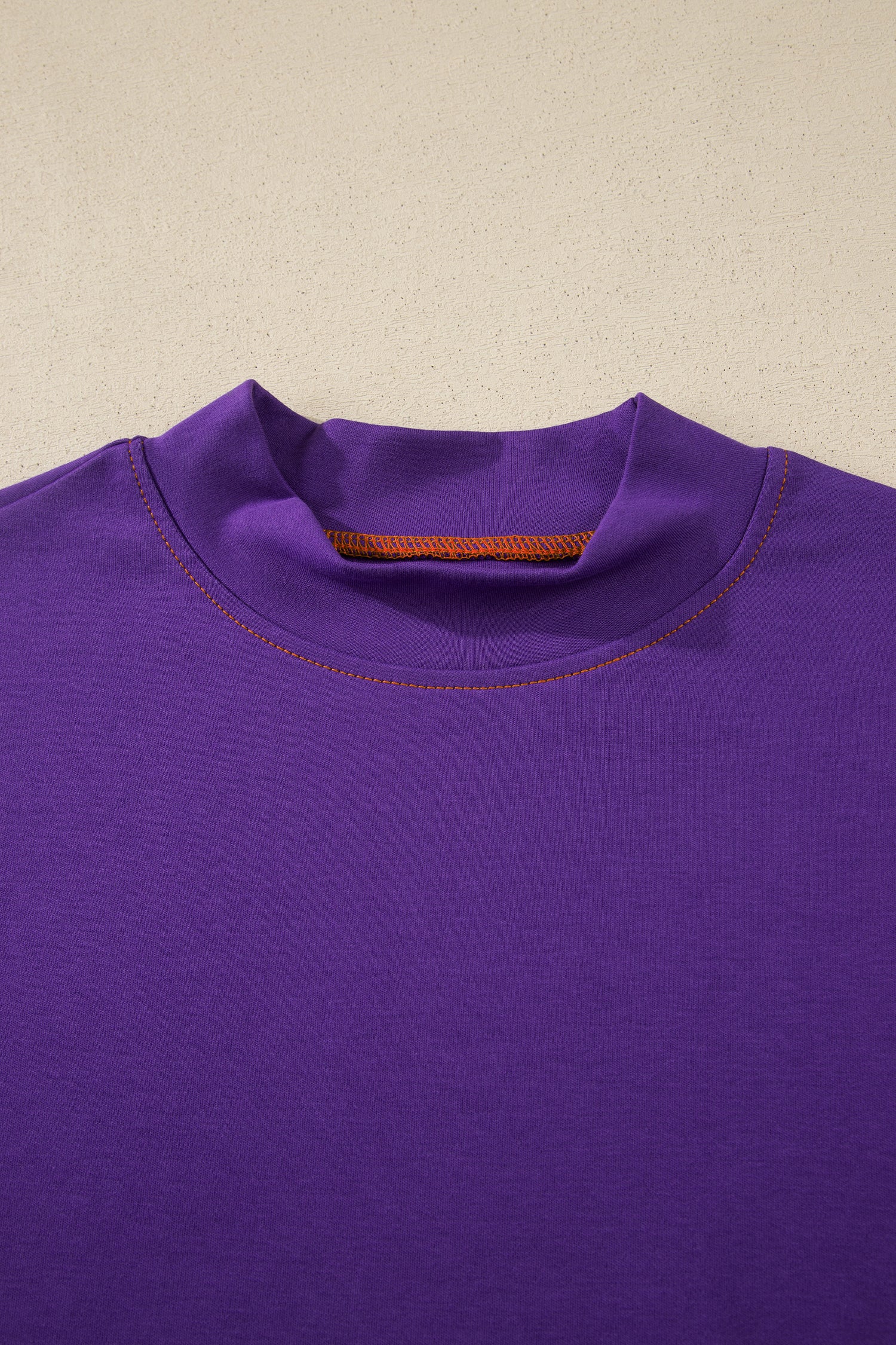 Racing Red Reversible Contrast-Stitched T-Shirt