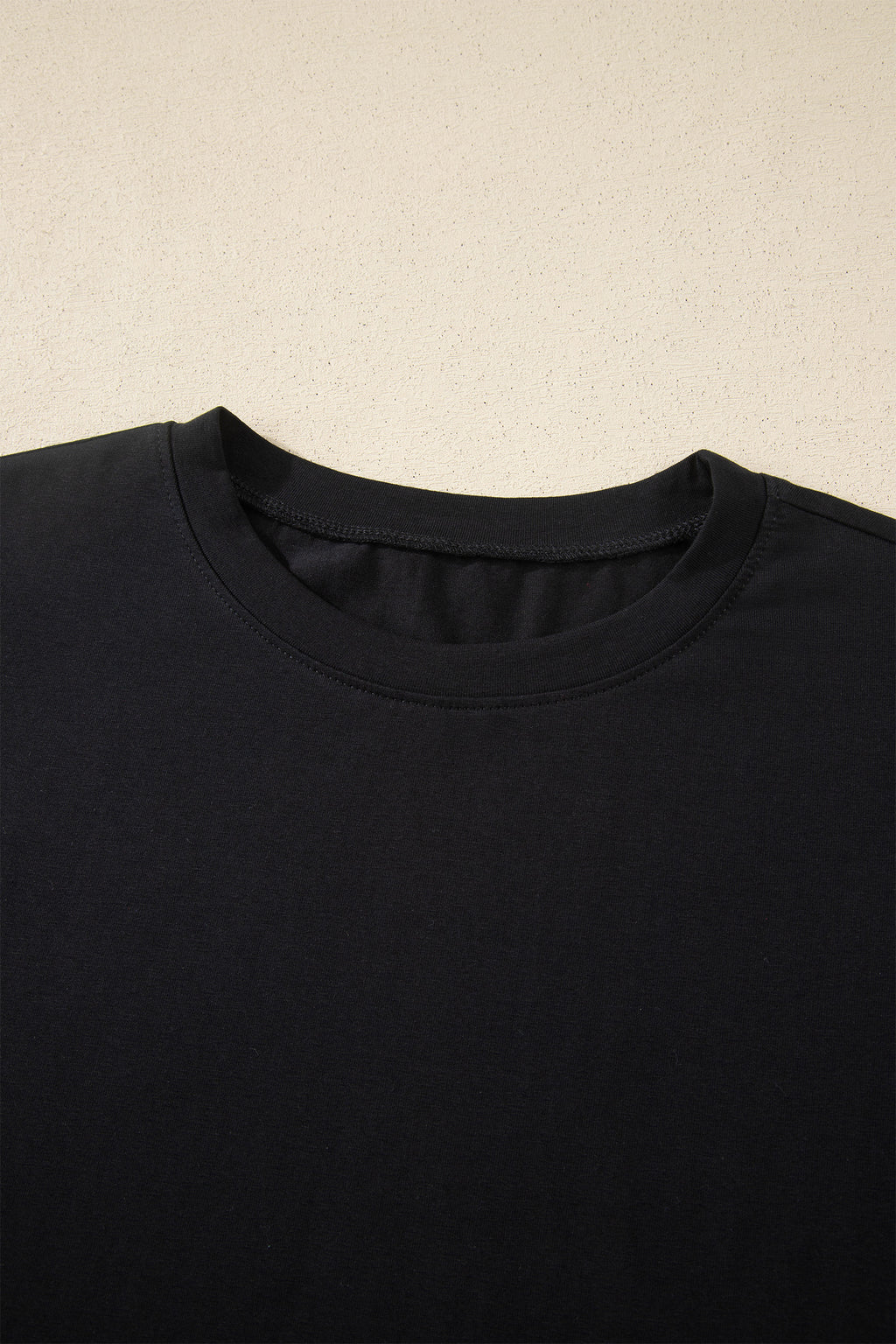 Dark Blue Varsity Striped Short Sleeve Crew Neck T Shirt