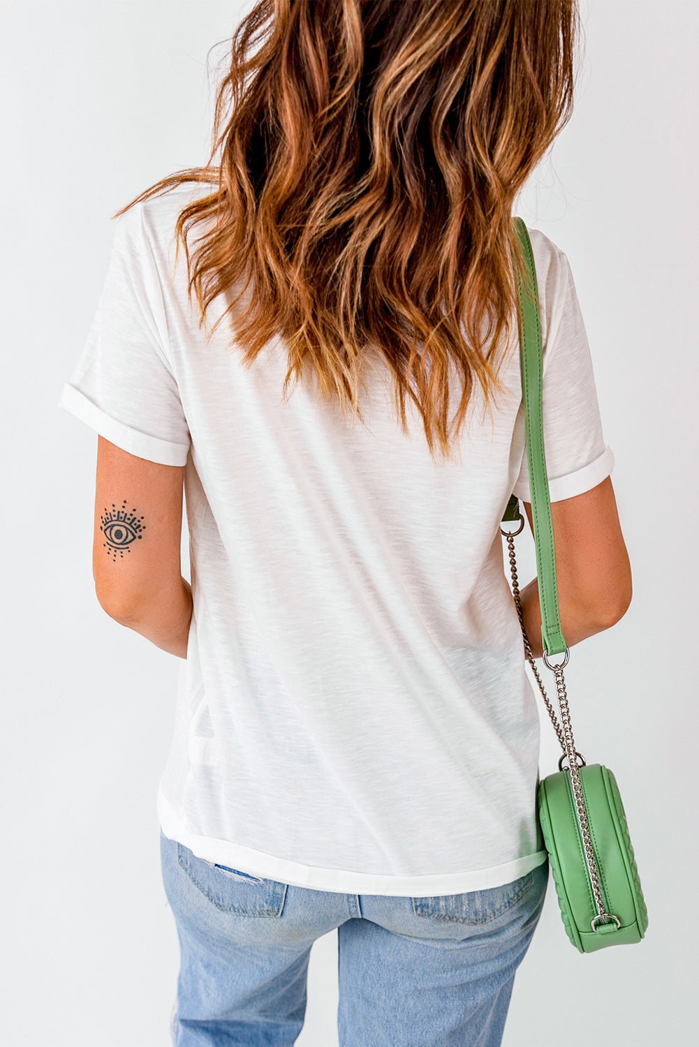 White Football Bow GAME DAY Graphic Tee