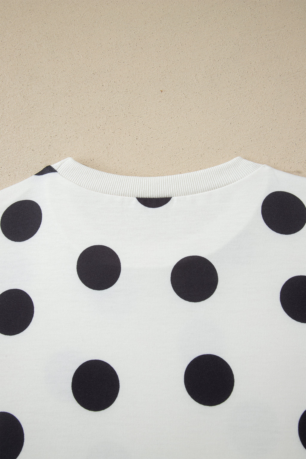 White Polka Dot Short Sleeve Top Casual Skort 2pcs Outfit